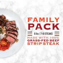 Load image into Gallery viewer, Strip Steak Family Pack - 6 Pounds