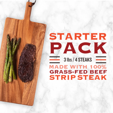 Load image into Gallery viewer, Strip Steak Starter Pack - 3 Pounds