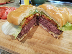 Steak Burger Starter Pack - 3 Pounds / 6 - Half Pound Steak Burgers